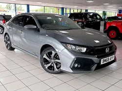 Grey Used 2019 Honda Civic EX Hatchback | £13,989 (Fair price)