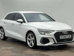 White Used 2024 Audi A3 S-Line Hatchback | £23,500 (A bit pricey)