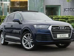 Blue Used 2019 Audi Q7 S-Line SUV | £29,950 (Super price)