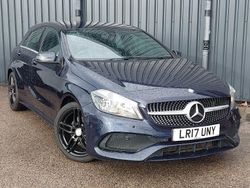 Blue Used 2017 Mercedes A180 AMG line Hatchback | £13,798 (Fair price)