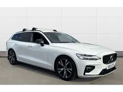 White Used 2021 Volvo V60 R-Design Estate | £17,965 (Fair price)
