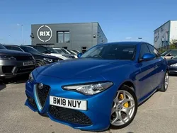 Blue Used 2018 Alfa Romeo Giulia Saloon Veloce Sedan | £18,756 (Fair price)