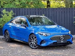 Blue New 2025 Mercedes CLA 250+ AMG line Sedan | £47,598