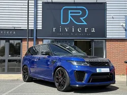 Blue Used 2020 Land Rover Range Rover Sport SVR SUV | £56,995 (Expensive)