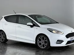 White Used 2019 Ford Fiesta ST-Line Hatchback | £9,450 (Fair price)