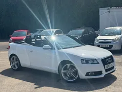 White Used 2013 Audi A3 Cabriolet S-Line Cabriolet | £5,490 (A bit pricey)