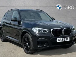 Black Used 2021 BMW X3 M Sport SUV | £29,693 (Good price)