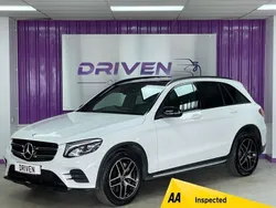 White Used 2019 Mercedes GLC220 AMG SUV | £20,700 (Fair price)