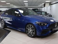 Blue Used 2022 Mercedes C43 AMG Premium Plus Sedan | £43,449 (Fair price)