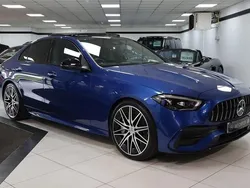Blue Used 2022 Mercedes C43 AMG Premium Plus Sedan | £43,949 (Fair price)