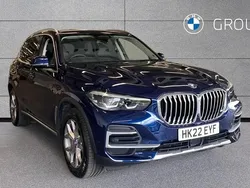 Blue Used 2022 BMW X5 xLine SUV | £41,950 (Good price)