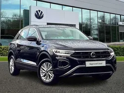 Deep black Used 2022 VW T-Roc Life SUV | £21,291 (Fair price)