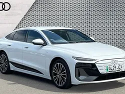 White Used 2025 Audi A6 e-tron S-Line Estate | £52,490 (Super price)