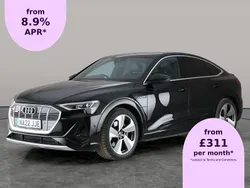 Black Used 2022 Audi e-tron S-Line SUV | £22,043 (Good price)