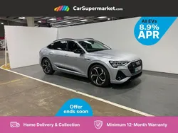 Silver Used 2022 Audi e-tron Black Edition SUV | £27,197 (Fair price)