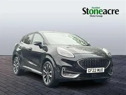 Black Used 2022 Ford Puma Gen-E ST-Line SUV | £17,990