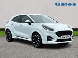 White Used 2021 Ford Puma ST-Line X Hatchback | £14,000 (A bit pricey)