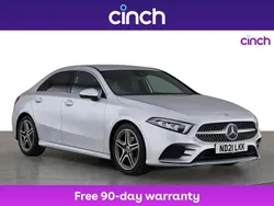 Silver Used 2021 Mercedes A200 AMG line Sedan | £18,399 (Good price)