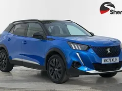 Blue Used 2021 Peugeot e-2008 Premium SUV | £14,250 (Fair price)