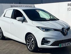 White Used 2020 Renault Zoe GT-Line Hatchback | £9,032 (Fair price)