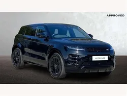 Santorini black Used 2025 Land Rover Range Rover evoque SE Dynamic SUV | £40,495 (Expensive)