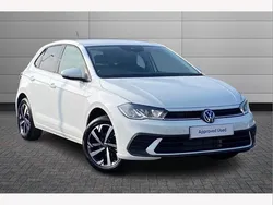 Pure white New 2025 VW Polo Match Hatchback | £20,495 (Good price)