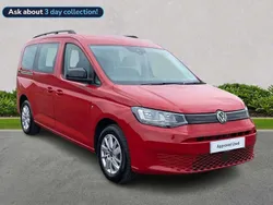 Red Used 2024 VW Caddy Maxi California MPV | £29,999