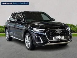 Black Used 2022 Audi Q5 S-Line SUV | £31,370 (Fair price)