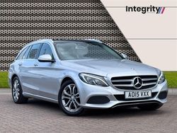 Silver Used 2015 Mercedes C220 Premium Estate | £10,400 (Fair price)