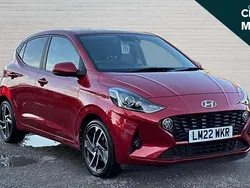 Red Used 2022 Hyundai i10 Premium Hatchback | £14,628 (Fair price)