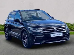 Black Used 2021 VW Tiguan R-line SUV | £25,089 (A bit pricey)