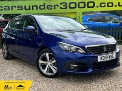 Blue Used 2019 Peugeot 308 Allure Hatchback | £7,600 (Fair price)