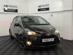 Black Used 2018 Toyota Yaris Design Hatchback | £8,990 (Fair price)