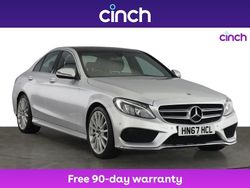 Silver Used 2017 Mercedes C200 AMG Line Premium Sedan | £16,999 (A bit pricey)