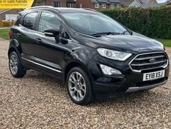 Black Used 2018 Ford Ecosport Titanium SUV | £8,100 (Good price)