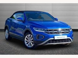 Blue Used 2022 VW T-Roc Cabriolet Style Cabriolet | £21,095 (Fair price)