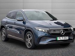 Blue Used 2021 Mercedes EQA250 AMG line SUV | £20,050 (Fair price)