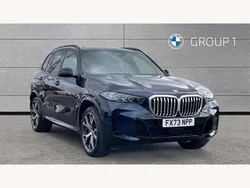 Blue Used 2023 BMW X5 M Sport SUV | £56,000 (Expensive)
