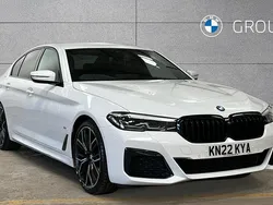 White Used 2022 BMW 520 M Sport Sedan | £28,395 (Fair price)