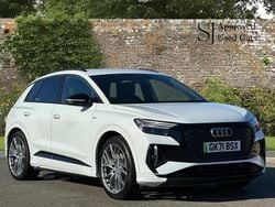 White Used 2021 Audi Q4 e-tron Advanced SUV | £23,450