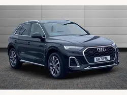 Black Used 2021 Audi Q5 S-Line SUV | £32,095 (Fair price)