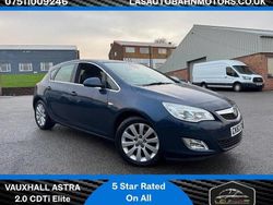 Blue Used 2010 Vauxhall Astra Elite Hatchback | £4,395 (Fair price)