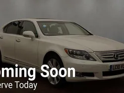 White Used 2010 Lexus LS600h L Sedan | £15,490