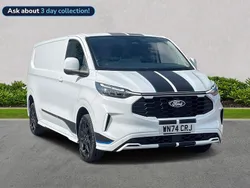 White Used 2024 Ford Transit Custom Sport Van | £31,200 (Fair price)