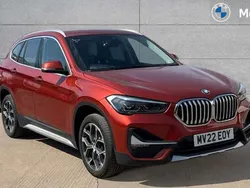 Sunset orange metallic Used 2022 BMW X1 xLine SUV | £25,002 (Expensive)