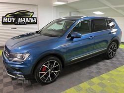 Blue Used 2018 VW Tiguan Allspace SE SUV | £18,450 (Fair price)