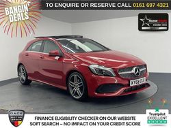 Red Used 2018 Mercedes A200 AMG line Hatchback | £14,470 (Fair price)