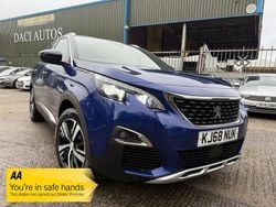 Blue Used 2019 Peugeot 3008 GT-line Hatchback | £11,650 (Fair price)