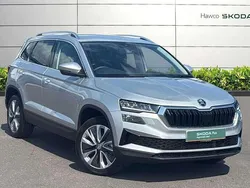 Brilliant silver metallic Used 2025 Skoda Karoq SE L SUV | £26,995 (Fair price)
