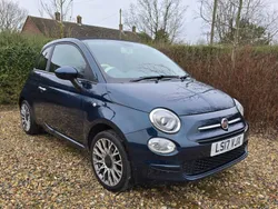 Blue Used 2017 Fiat 500 Pop Star Cabriolet | £5,995 (Fair price)